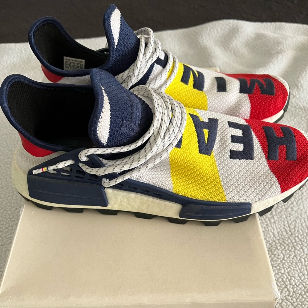 PHARRELL X BILLIONAIRE BOYS CLUB X NMD HUMAN RACE TRAIL SIZE 12 - Picture 13 of 13